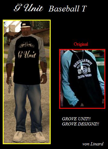 G Unit Baseball T